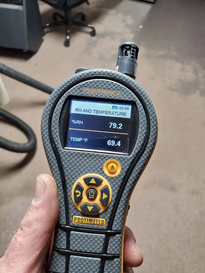 Moisture meter humidity assessment for Fire & Smoke Damage Restoration in Highland Village